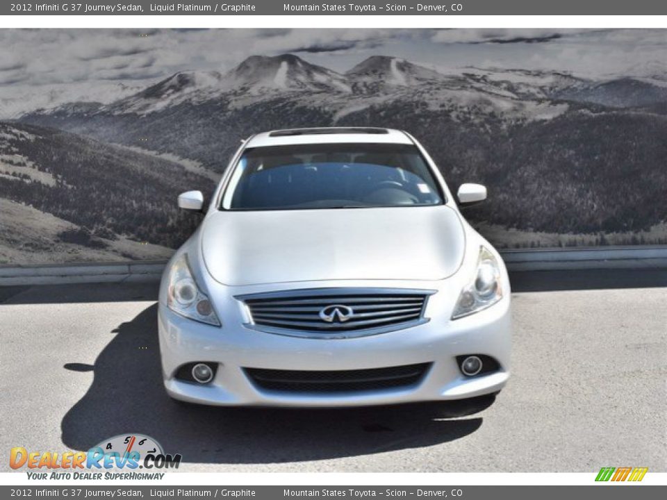 2012 Infiniti G 37 Journey Sedan Liquid Platinum / Graphite Photo #4