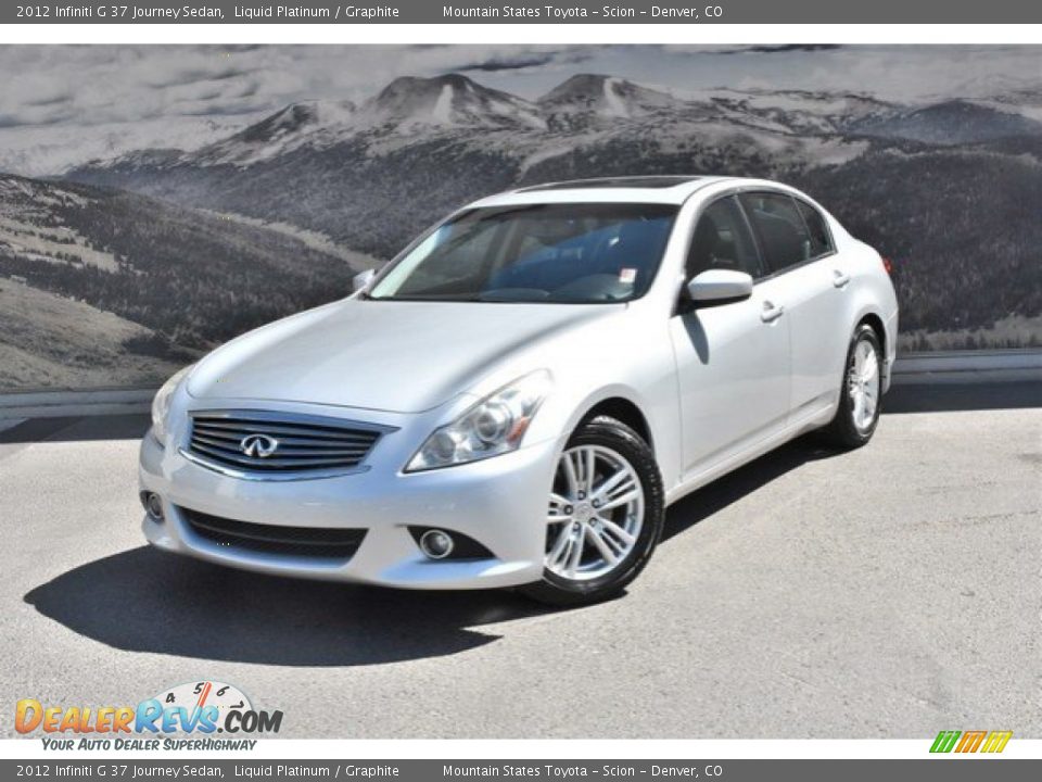 2012 Infiniti G 37 Journey Sedan Liquid Platinum / Graphite Photo #5