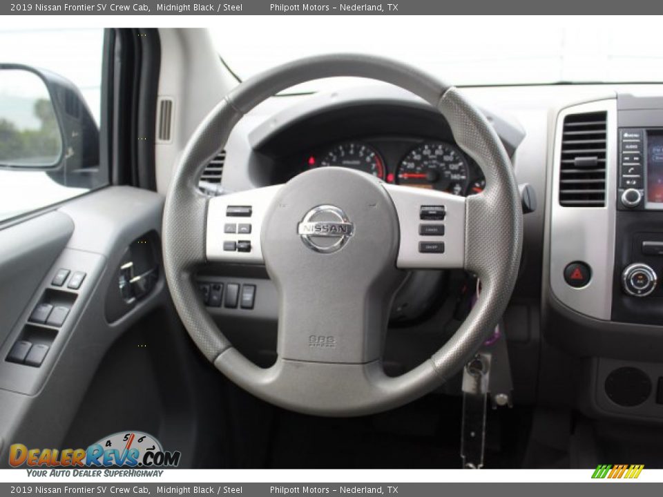 2019 Nissan Frontier SV Crew Cab Midnight Black / Steel Photo #22