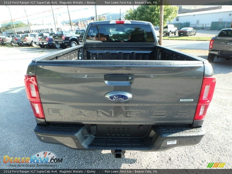 2019 Ford Ranger XLT SuperCab 4x4 Magnetic Metallic / Ebony Photo #3