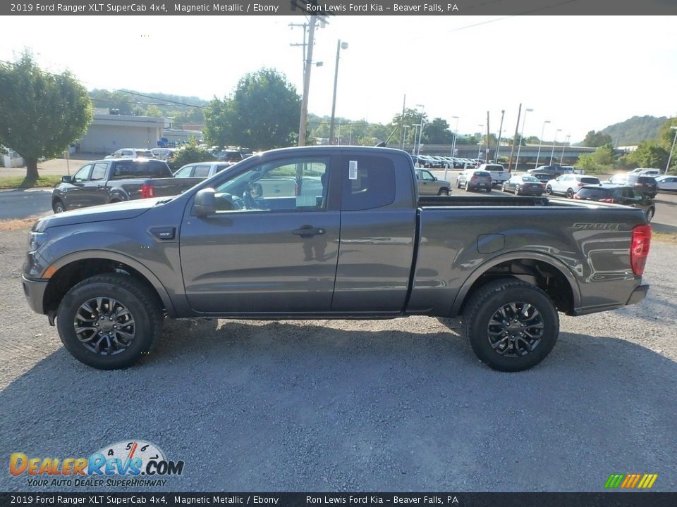 2019 Ford Ranger XLT SuperCab 4x4 Magnetic Metallic / Ebony Photo #5