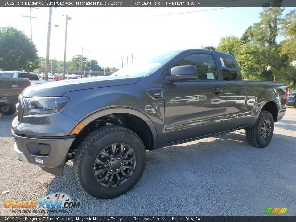 Magnetic Metallic 2019 Ford Ranger XLT SuperCab 4x4 Photo #6