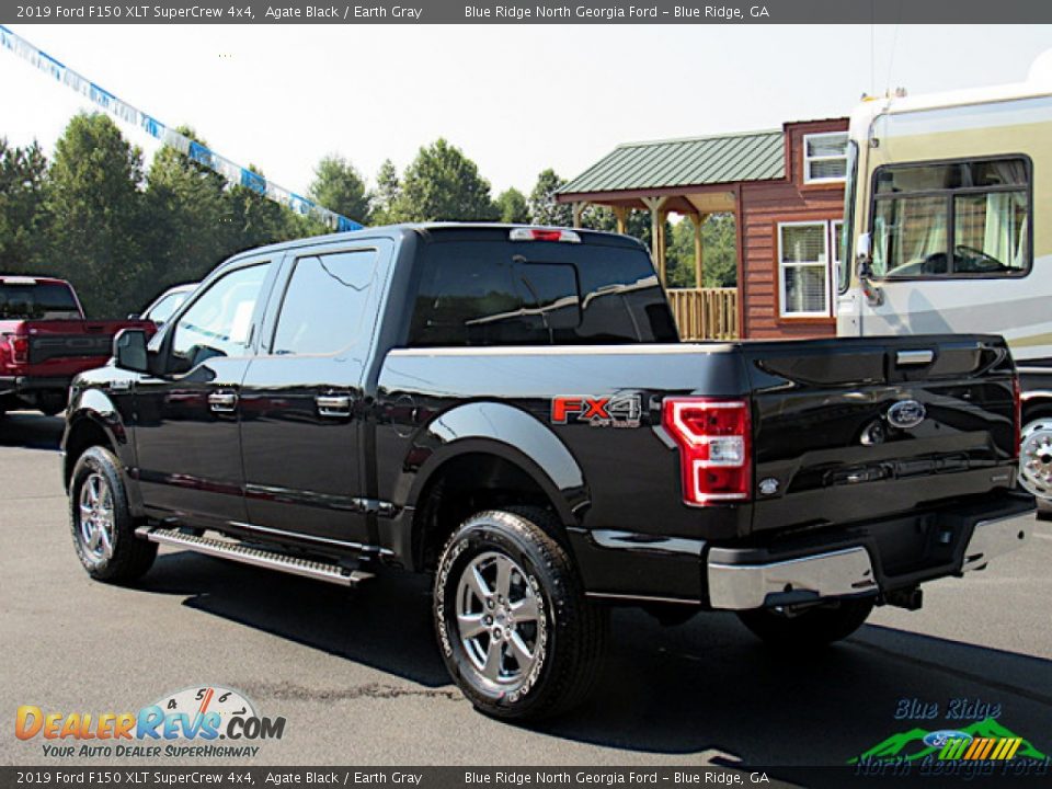 2019 Ford F150 XLT SuperCrew 4x4 Agate Black / Earth Gray Photo #3