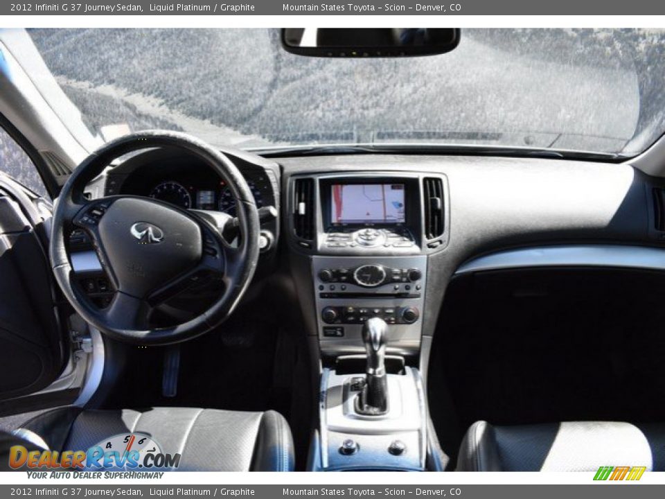 2012 Infiniti G 37 Journey Sedan Liquid Platinum / Graphite Photo #13