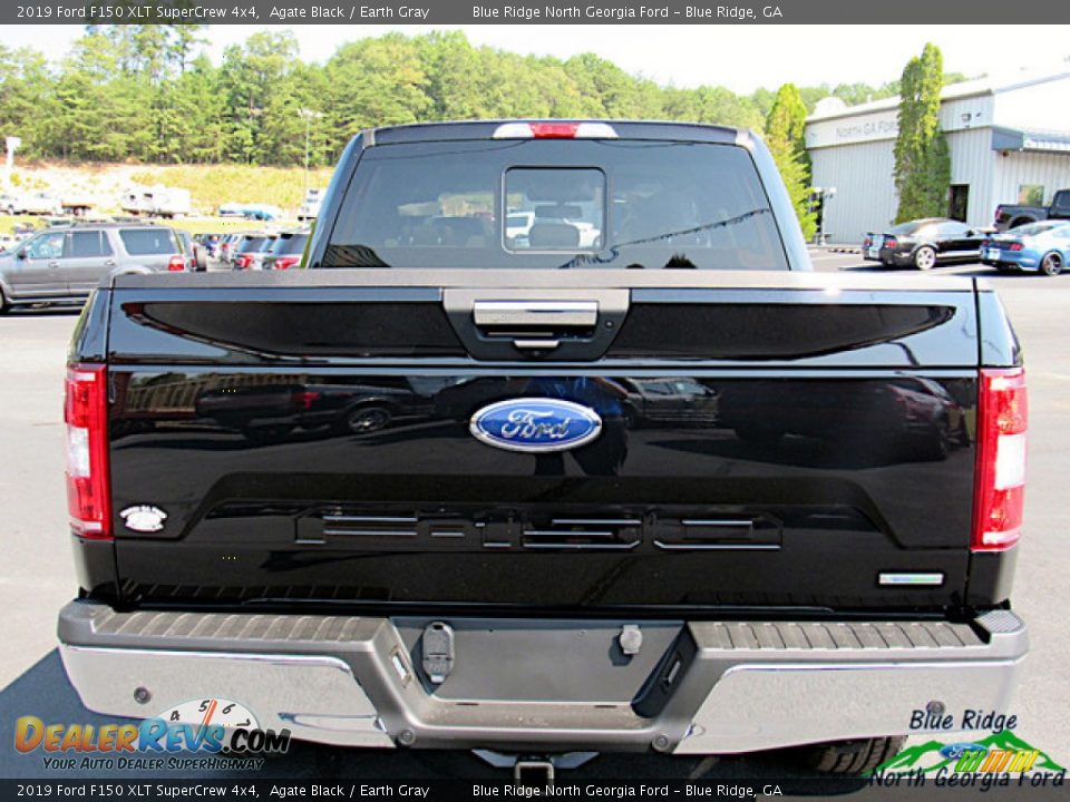 2019 Ford F150 XLT SuperCrew 4x4 Agate Black / Earth Gray Photo #4