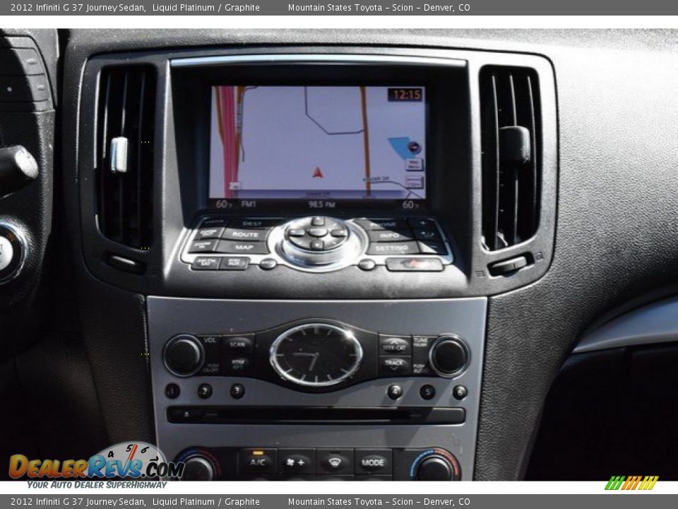 2012 Infiniti G 37 Journey Sedan Liquid Platinum / Graphite Photo #15