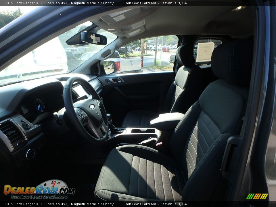 2019 Ford Ranger XLT SuperCab 4x4 Magnetic Metallic / Ebony Photo #11