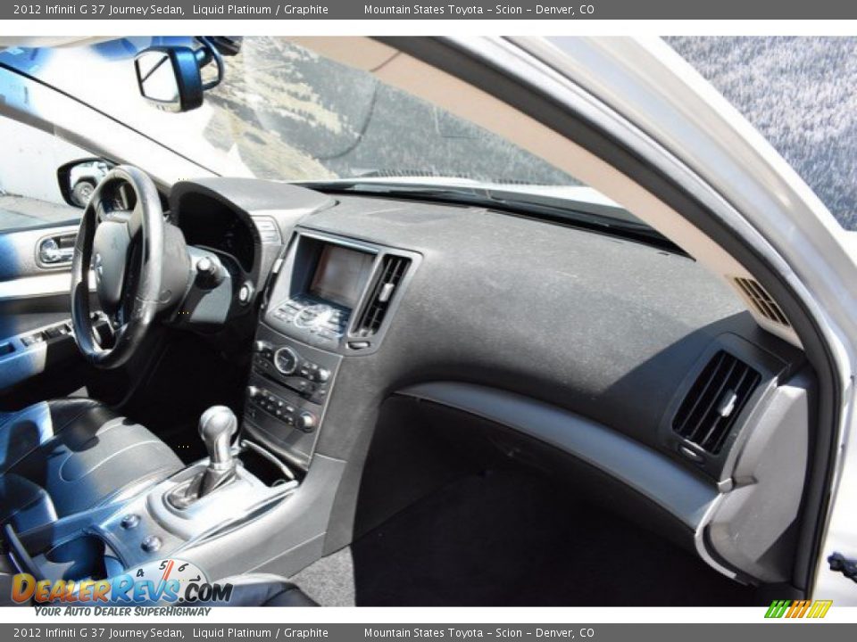 2012 Infiniti G 37 Journey Sedan Liquid Platinum / Graphite Photo #17