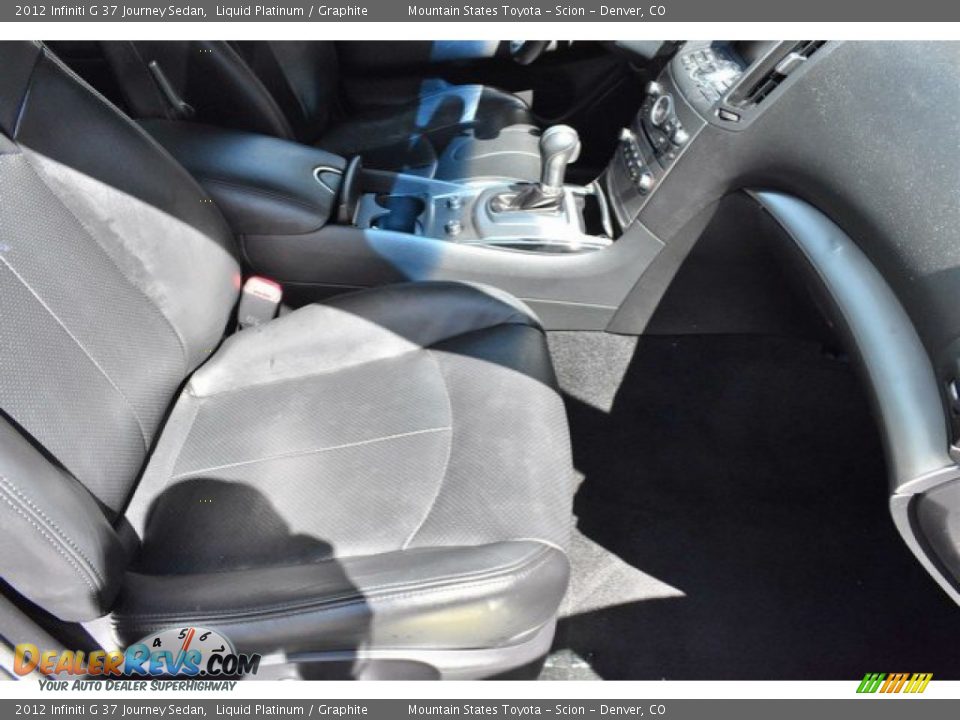 2012 Infiniti G 37 Journey Sedan Liquid Platinum / Graphite Photo #18