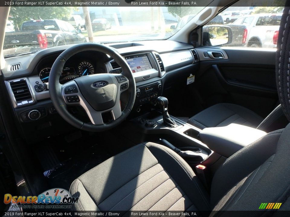 2019 Ford Ranger XLT SuperCab 4x4 Magnetic Metallic / Ebony Photo #13