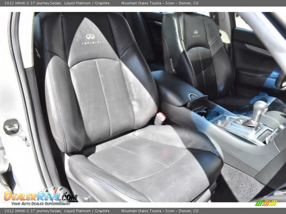 2012 Infiniti G 37 Journey Sedan Liquid Platinum / Graphite Photo #19