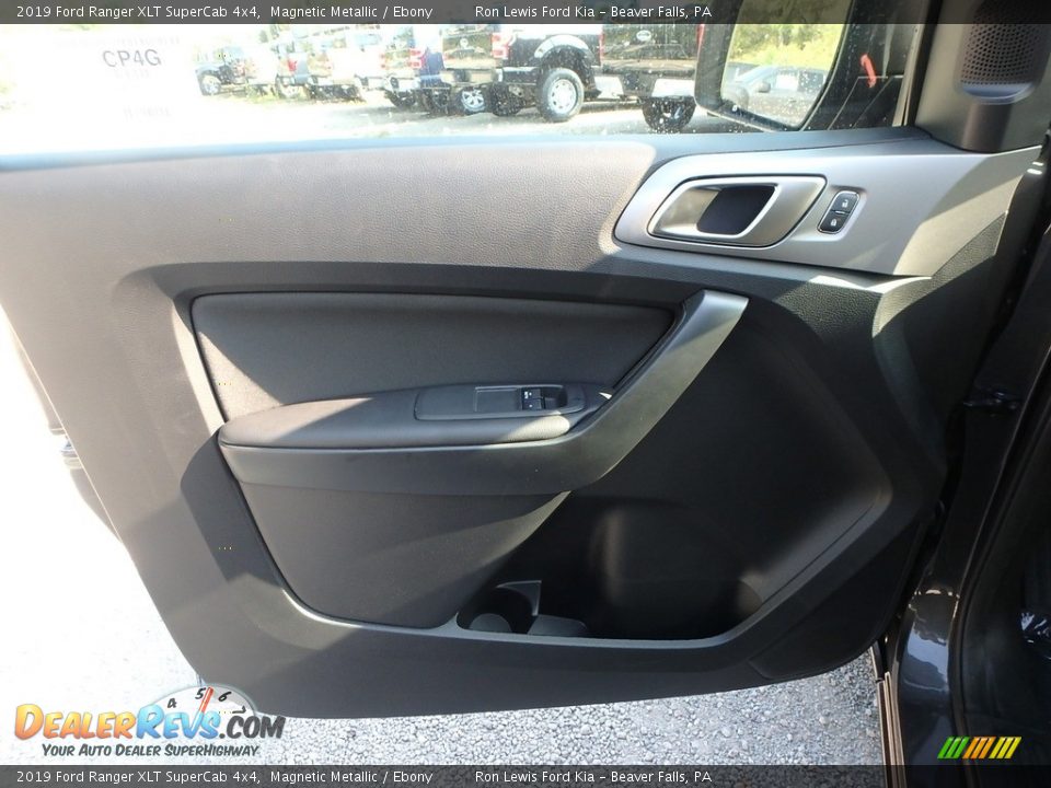 2019 Ford Ranger XLT SuperCab 4x4 Magnetic Metallic / Ebony Photo #14