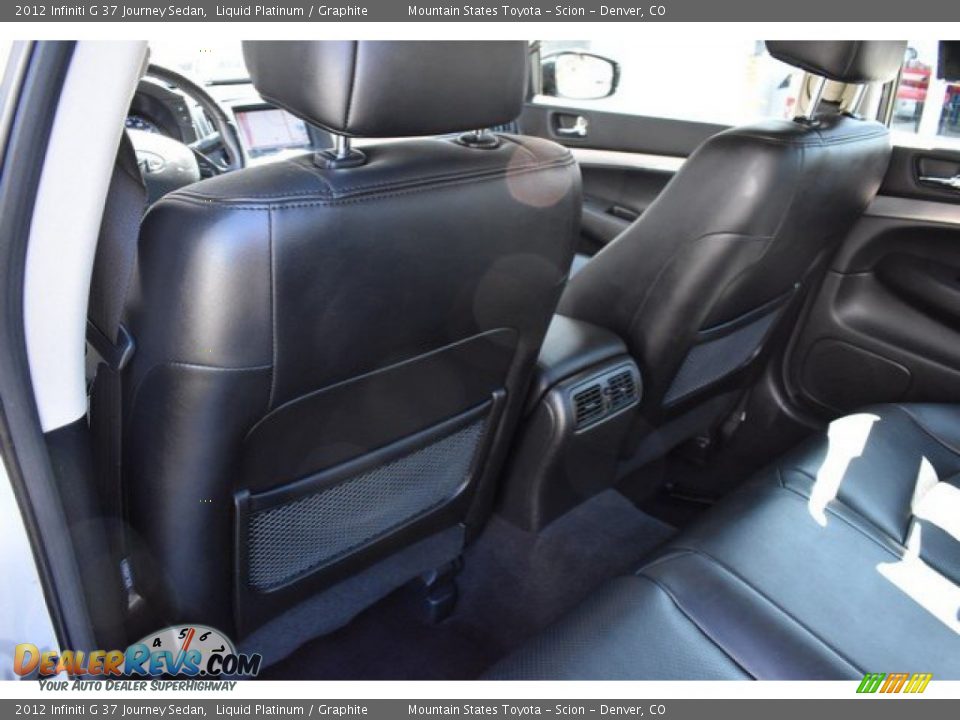 2012 Infiniti G 37 Journey Sedan Liquid Platinum / Graphite Photo #20