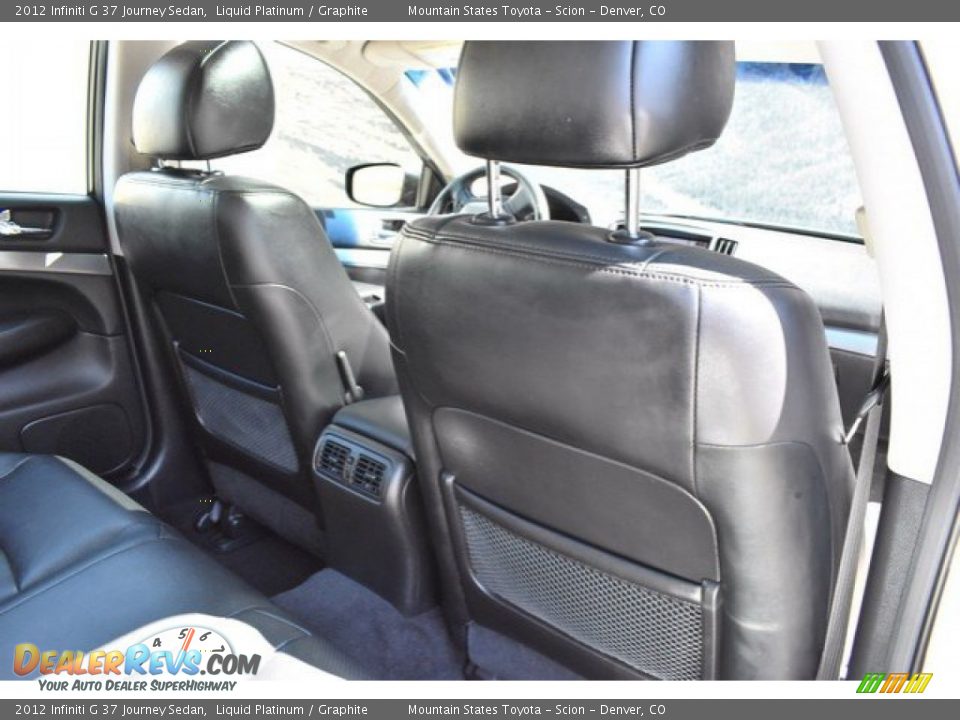 2012 Infiniti G 37 Journey Sedan Liquid Platinum / Graphite Photo #21