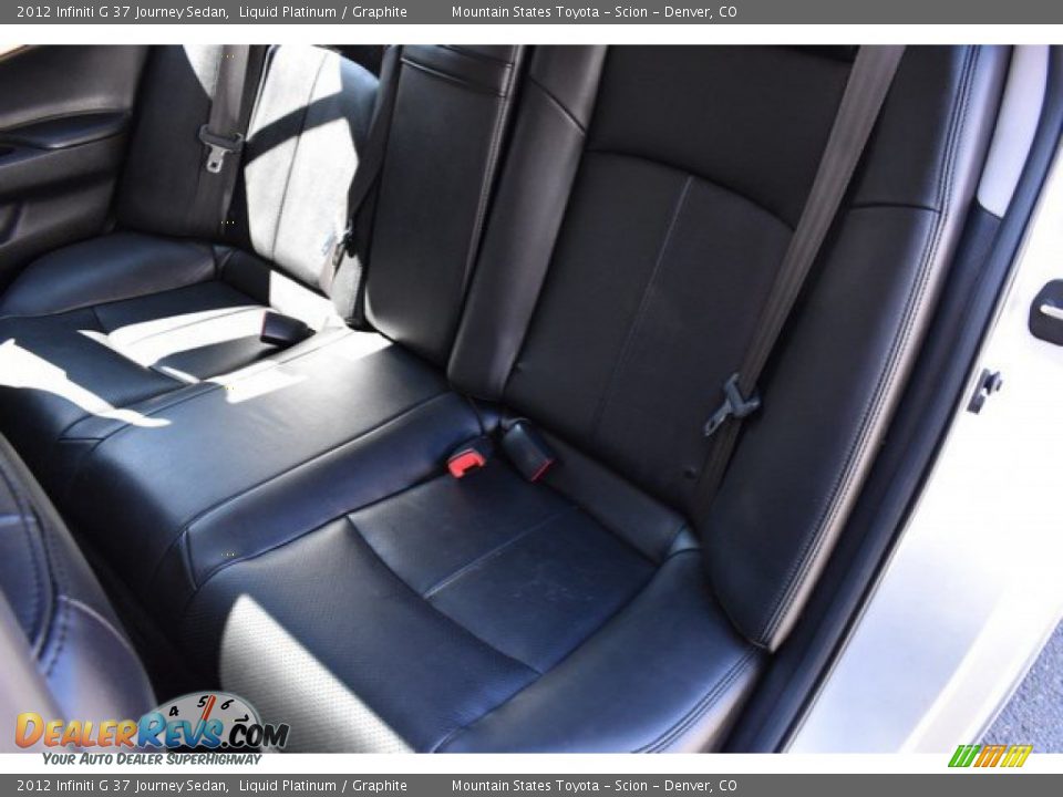 2012 Infiniti G 37 Journey Sedan Liquid Platinum / Graphite Photo #22