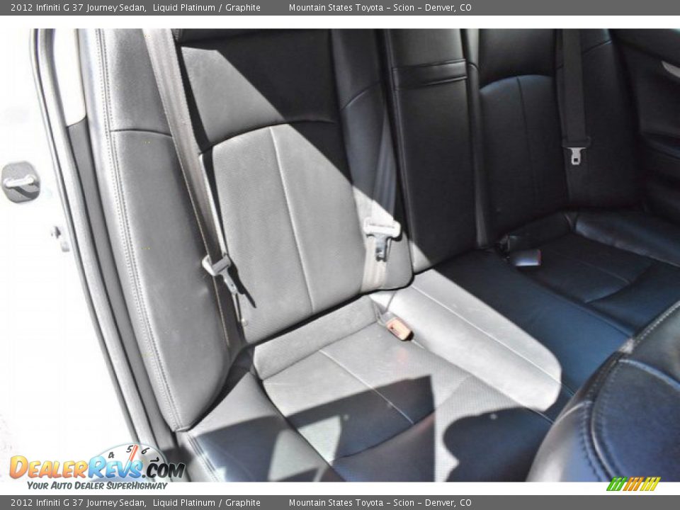 2012 Infiniti G 37 Journey Sedan Liquid Platinum / Graphite Photo #23