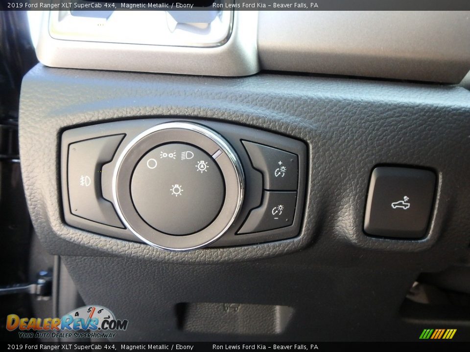 2019 Ford Ranger XLT SuperCab 4x4 Magnetic Metallic / Ebony Photo #17