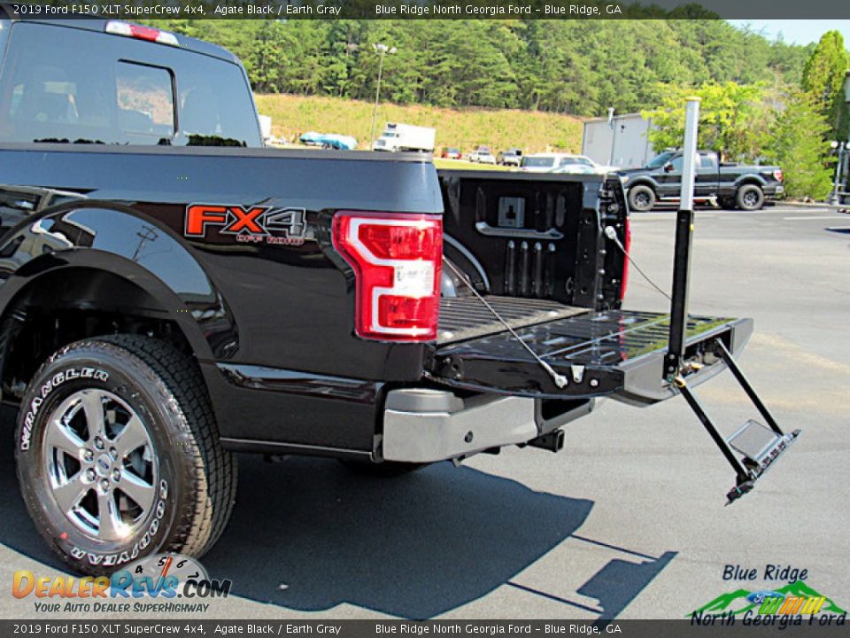 2019 Ford F150 XLT SuperCrew 4x4 Agate Black / Earth Gray Photo #13