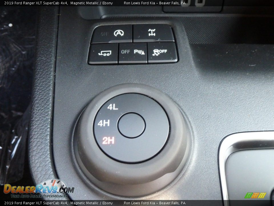 2019 Ford Ranger XLT SuperCab 4x4 Magnetic Metallic / Ebony Photo #18