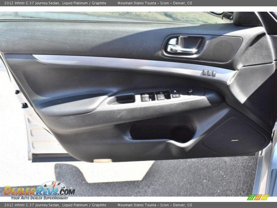 2012 Infiniti G 37 Journey Sedan Liquid Platinum / Graphite Photo #25