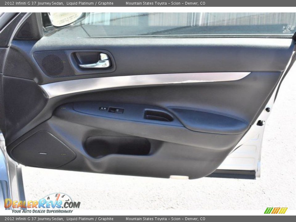 2012 Infiniti G 37 Journey Sedan Liquid Platinum / Graphite Photo #26