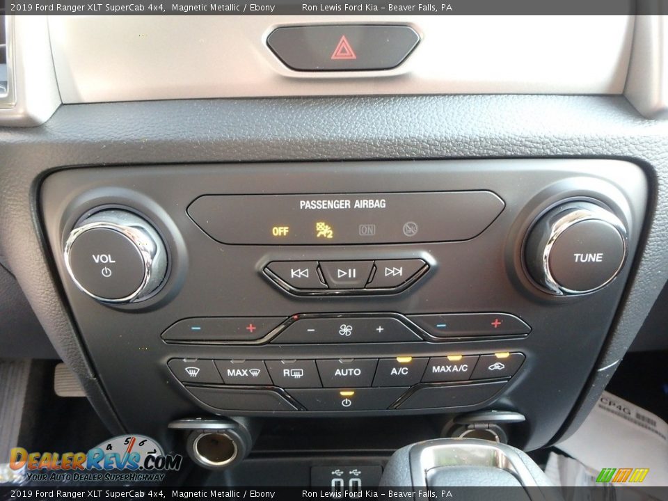 2019 Ford Ranger XLT SuperCab 4x4 Magnetic Metallic / Ebony Photo #20