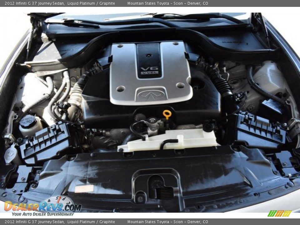 2012 Infiniti G 37 Journey Sedan Liquid Platinum / Graphite Photo #28