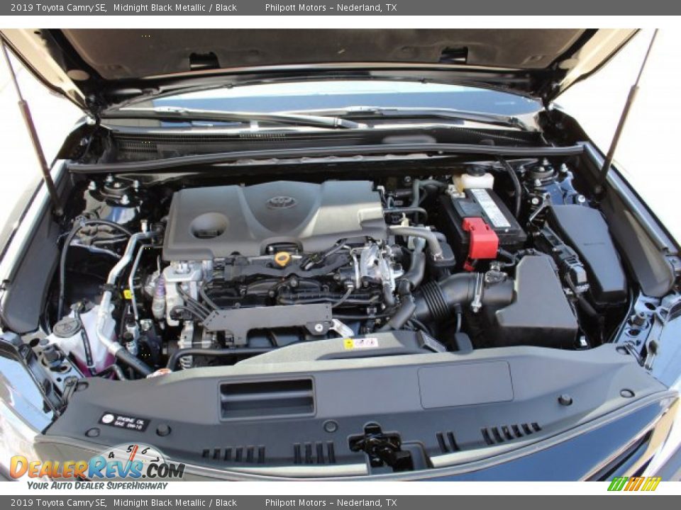 2019 Toyota Camry SE Midnight Black Metallic / Black Photo #24