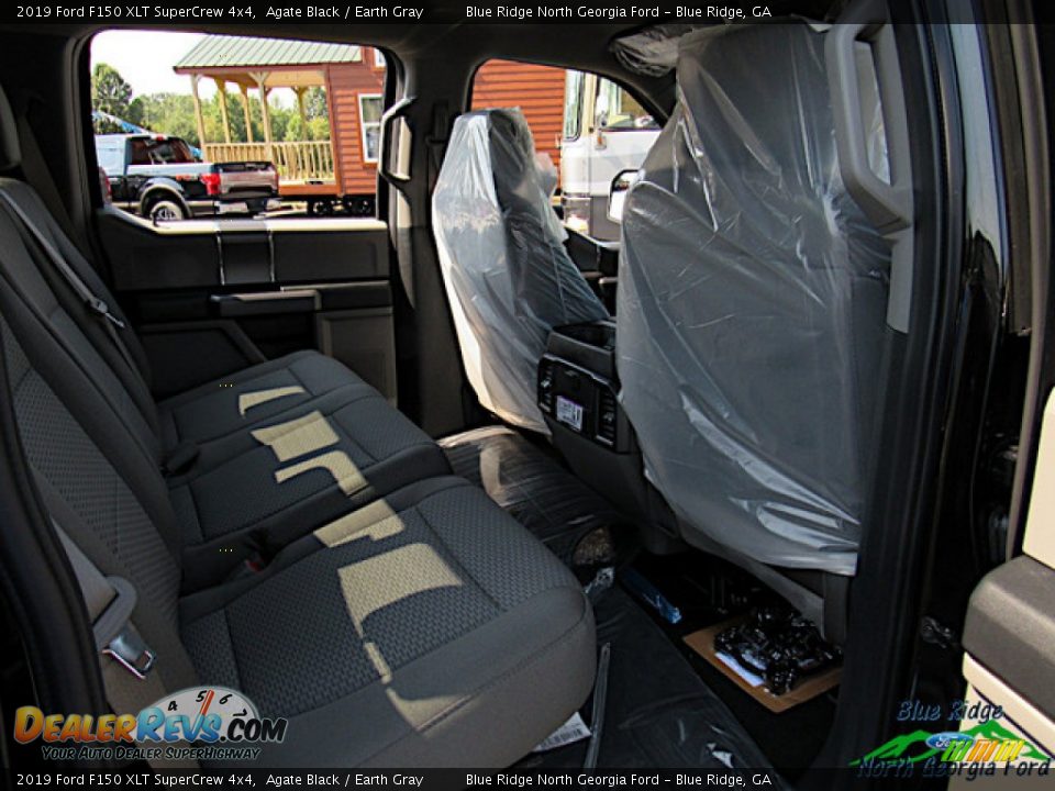 2019 Ford F150 XLT SuperCrew 4x4 Agate Black / Earth Gray Photo #31
