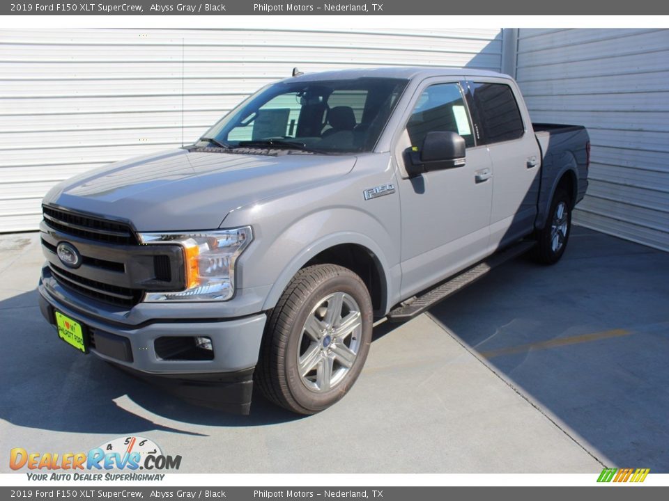 2019 Ford F150 XLT SuperCrew Abyss Gray / Black Photo #4