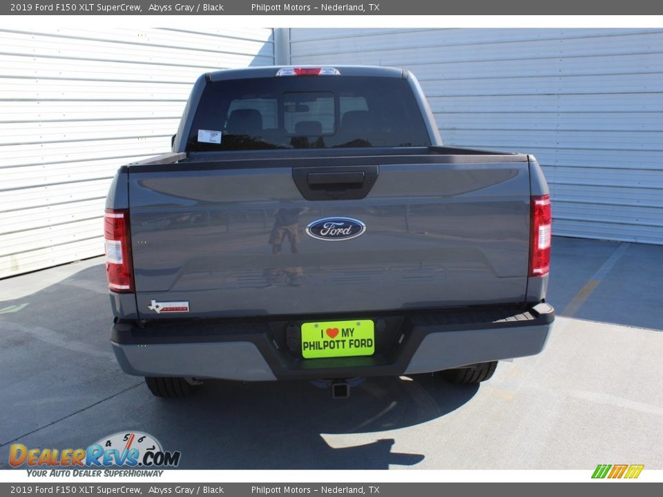 2019 Ford F150 XLT SuperCrew Abyss Gray / Black Photo #6