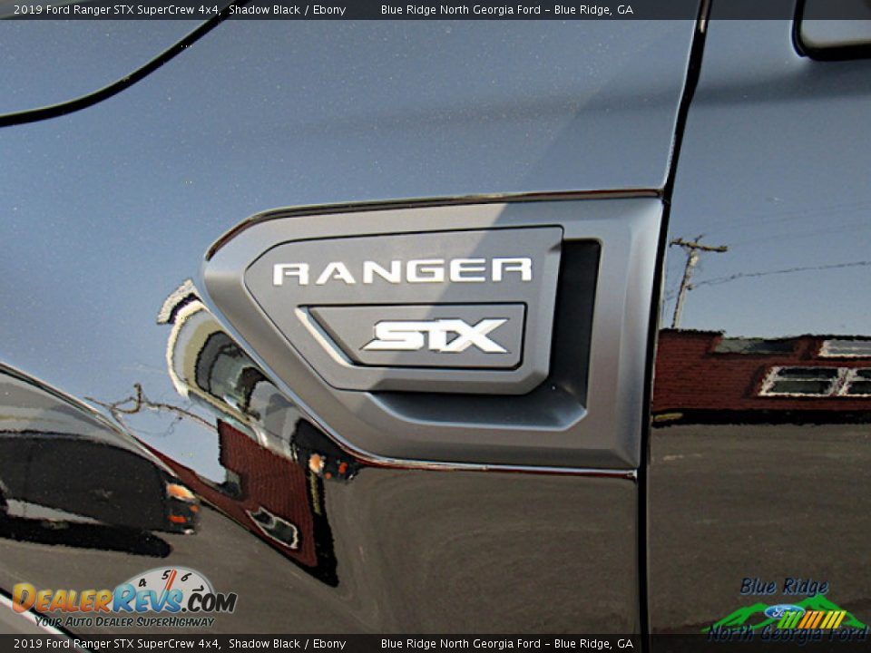 2019 Ford Ranger STX SuperCrew 4x4 Shadow Black / Ebony Photo #32