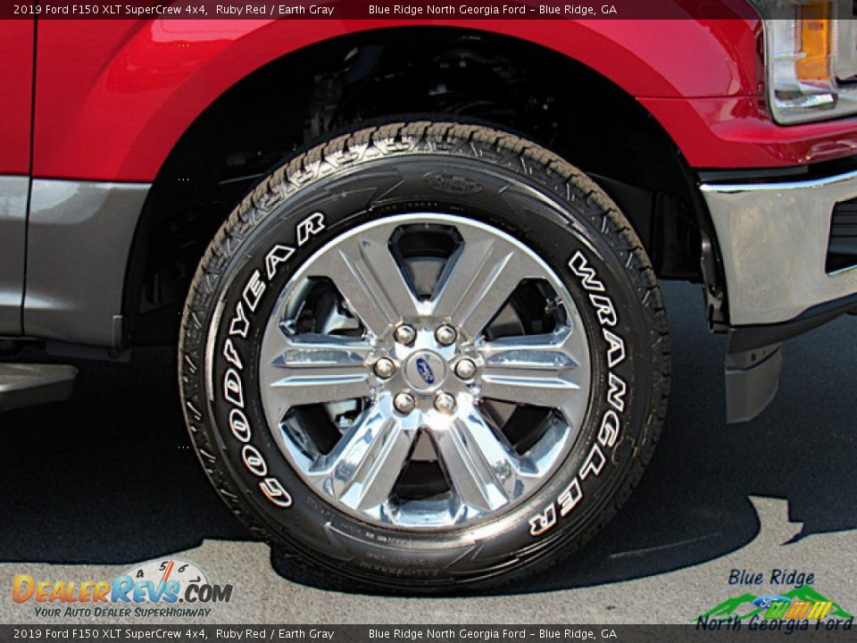 2019 Ford F150 XLT SuperCrew 4x4 Ruby Red / Earth Gray Photo #9