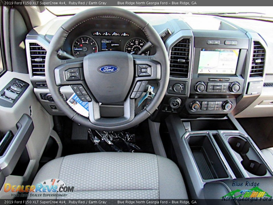 2019 Ford F150 XLT SuperCrew 4x4 Ruby Red / Earth Gray Photo #13