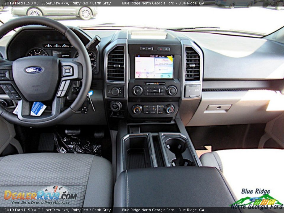 2019 Ford F150 XLT SuperCrew 4x4 Ruby Red / Earth Gray Photo #14