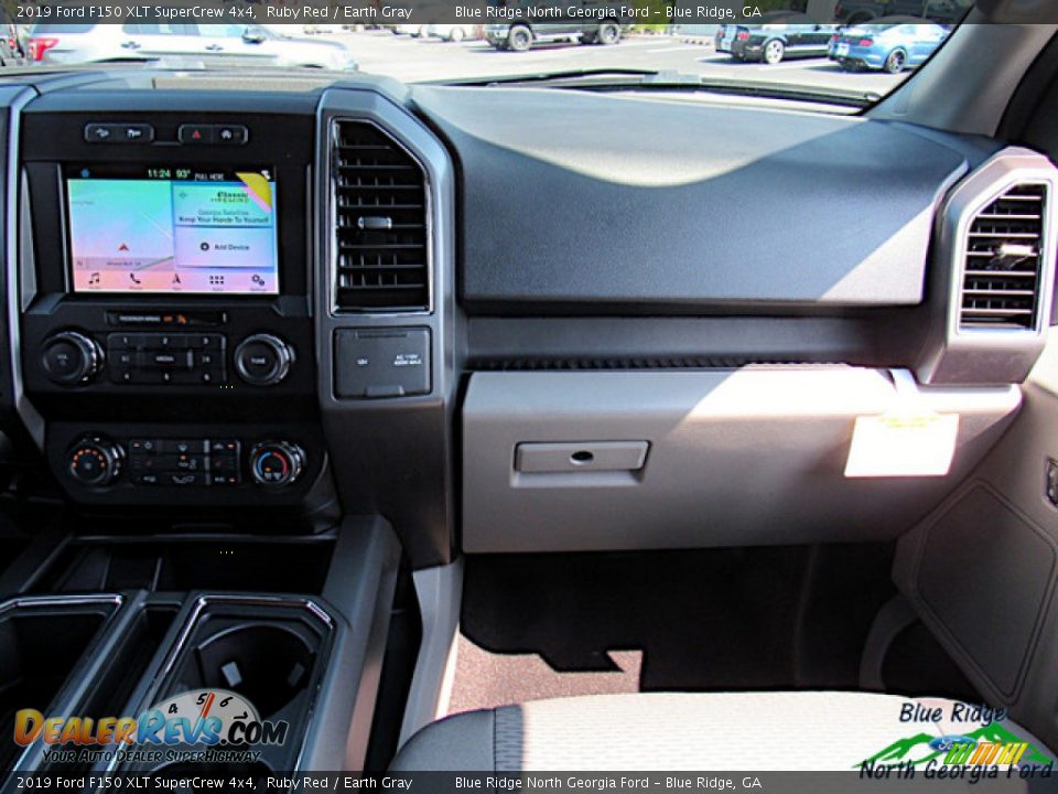 2019 Ford F150 XLT SuperCrew 4x4 Ruby Red / Earth Gray Photo #15