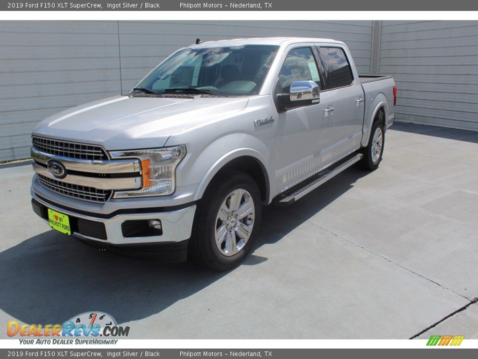 2019 Ford F150 XLT SuperCrew Ingot Silver / Black Photo #4