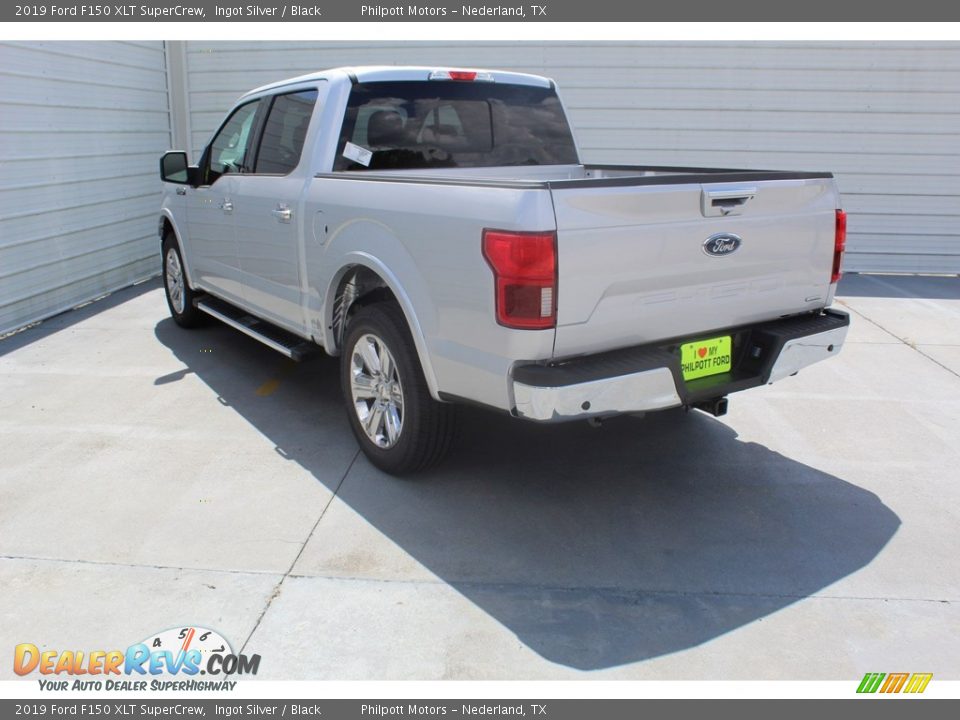 2019 Ford F150 XLT SuperCrew Ingot Silver / Black Photo #6
