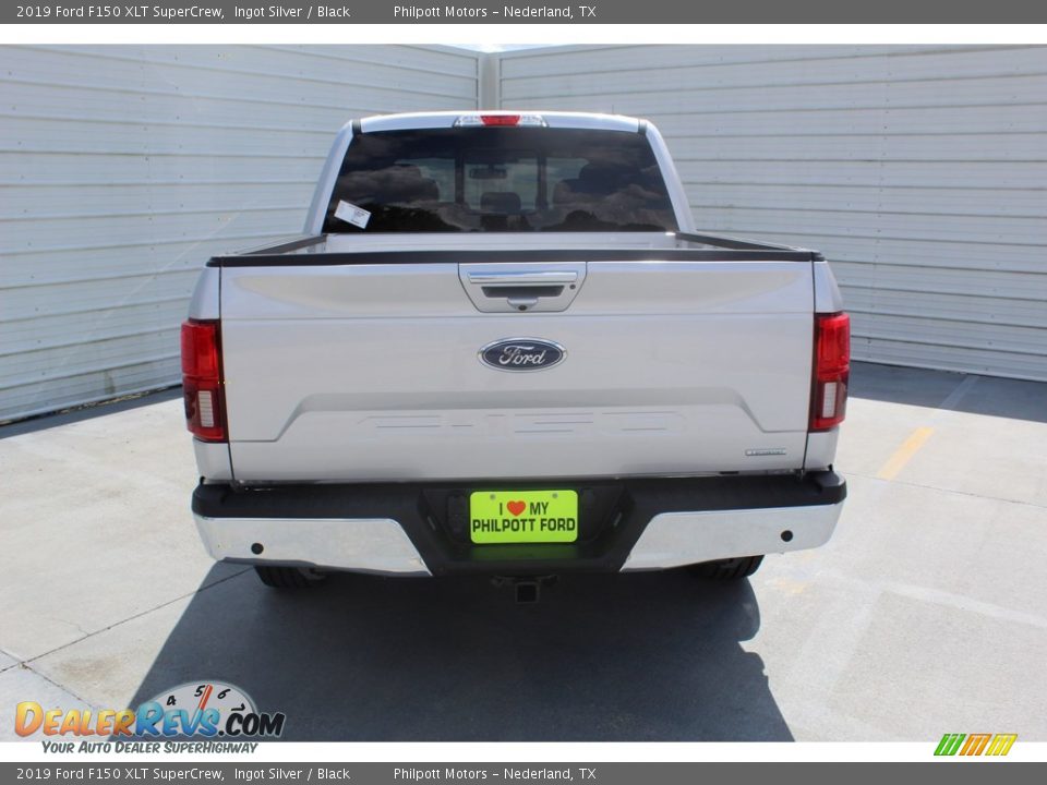 2019 Ford F150 XLT SuperCrew Ingot Silver / Black Photo #7