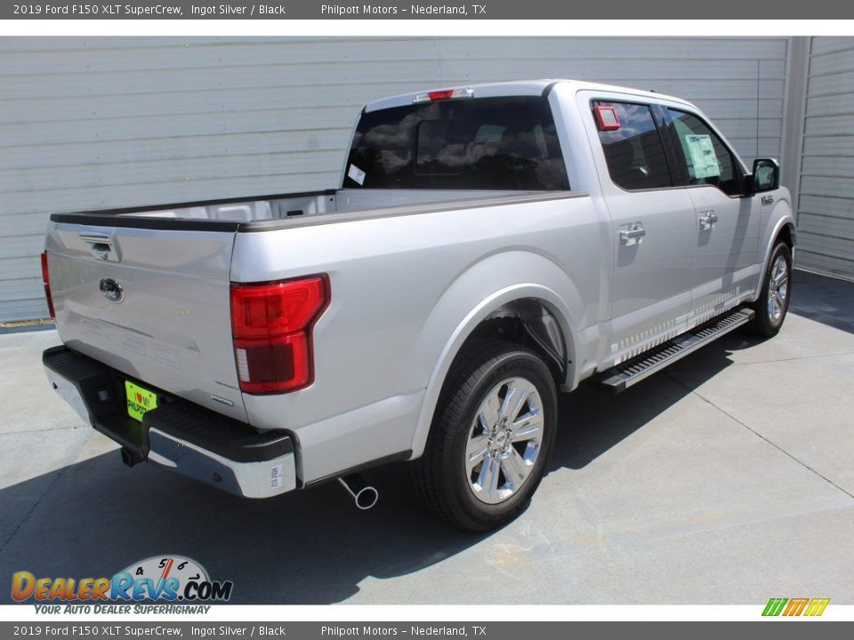 2019 Ford F150 XLT SuperCrew Ingot Silver / Black Photo #8