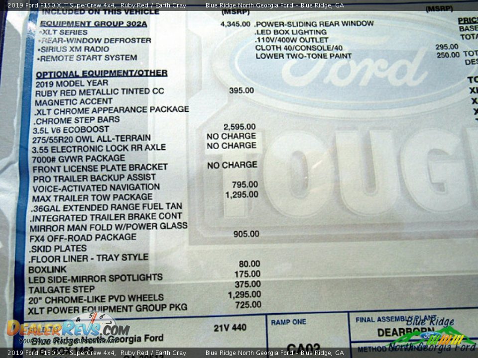 2019 Ford F150 XLT SuperCrew 4x4 Ruby Red / Earth Gray Photo #25