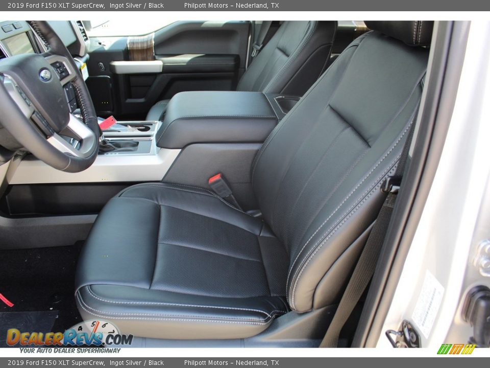 2019 Ford F150 XLT SuperCrew Ingot Silver / Black Photo #10