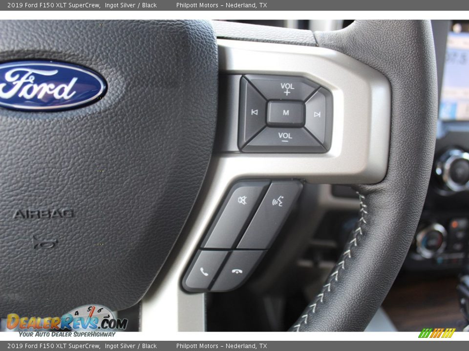 2019 Ford F150 XLT SuperCrew Ingot Silver / Black Photo #13