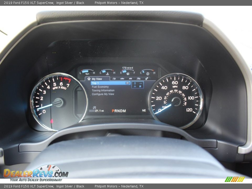 2019 Ford F150 XLT SuperCrew Ingot Silver / Black Photo #14