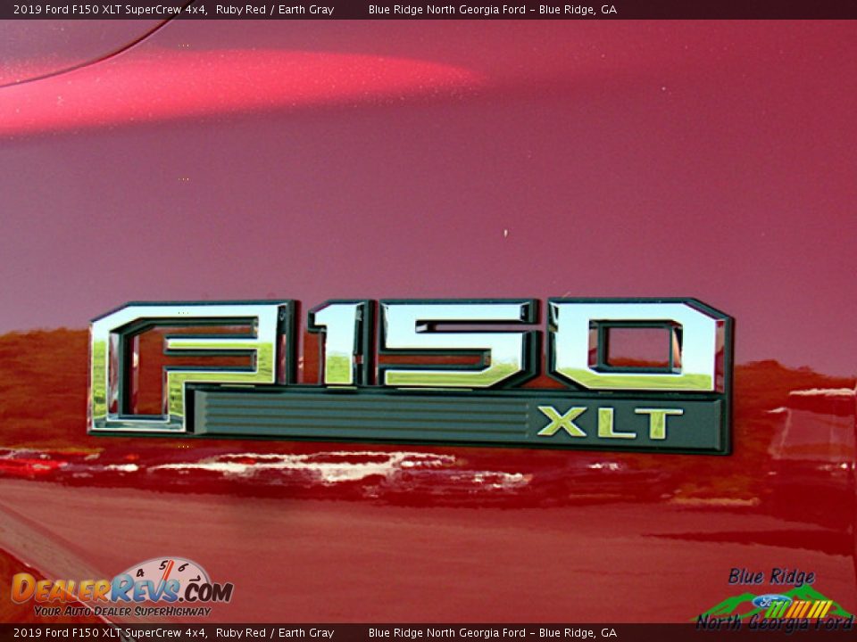 2019 Ford F150 XLT SuperCrew 4x4 Ruby Red / Earth Gray Photo #34