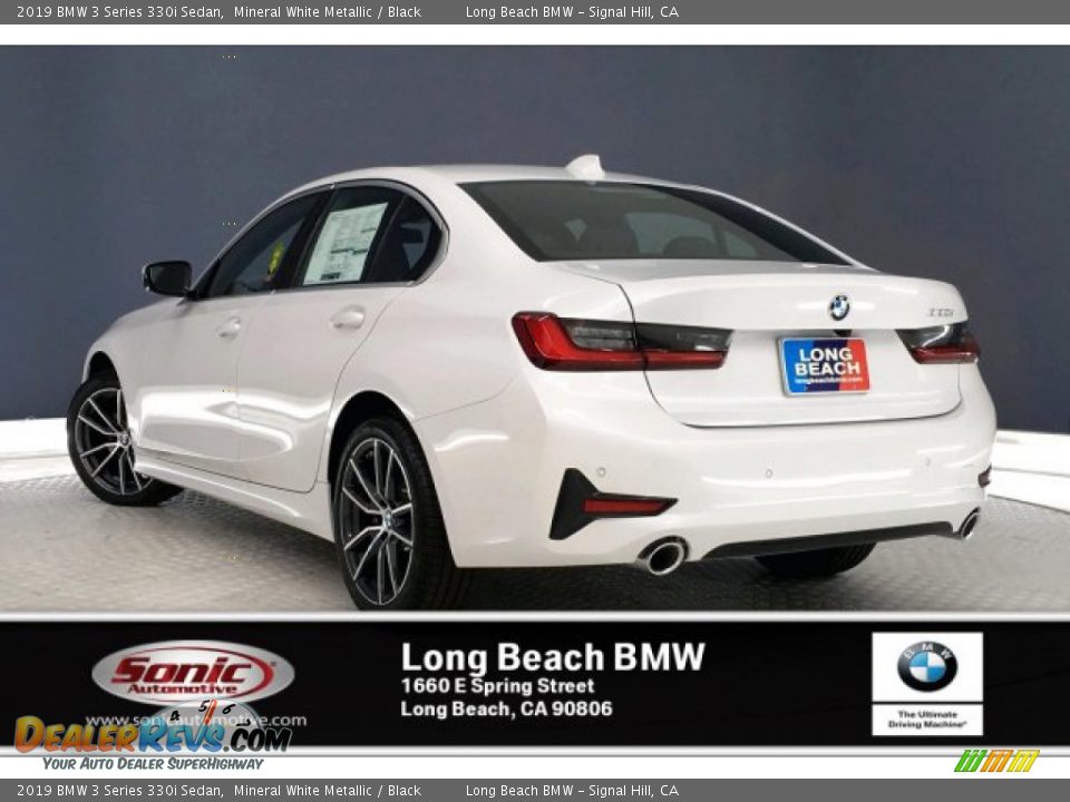 2019 BMW 3 Series 330i Sedan Mineral White Metallic / Black Photo #2