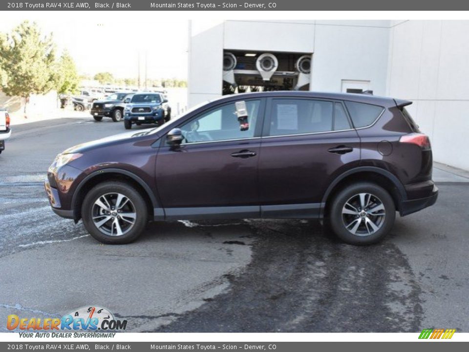 2018 Toyota RAV4 XLE AWD Black / Black Photo #3