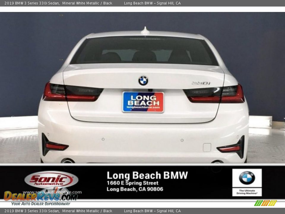 2019 BMW 3 Series 330i Sedan Mineral White Metallic / Black Photo #3