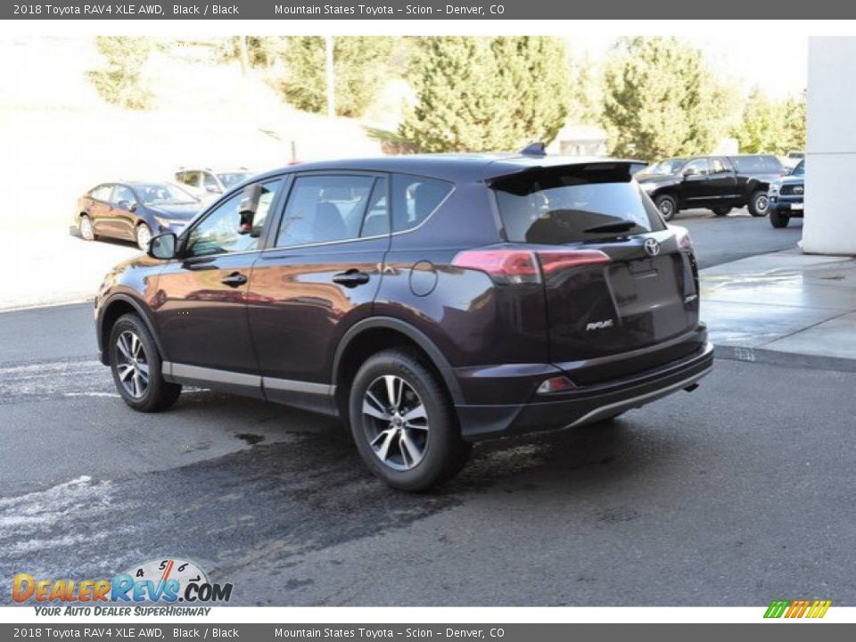2018 Toyota RAV4 XLE AWD Black / Black Photo #4