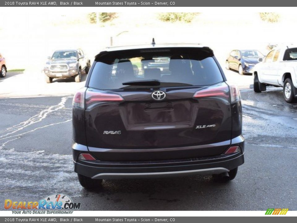 2018 Toyota RAV4 XLE AWD Black / Black Photo #5